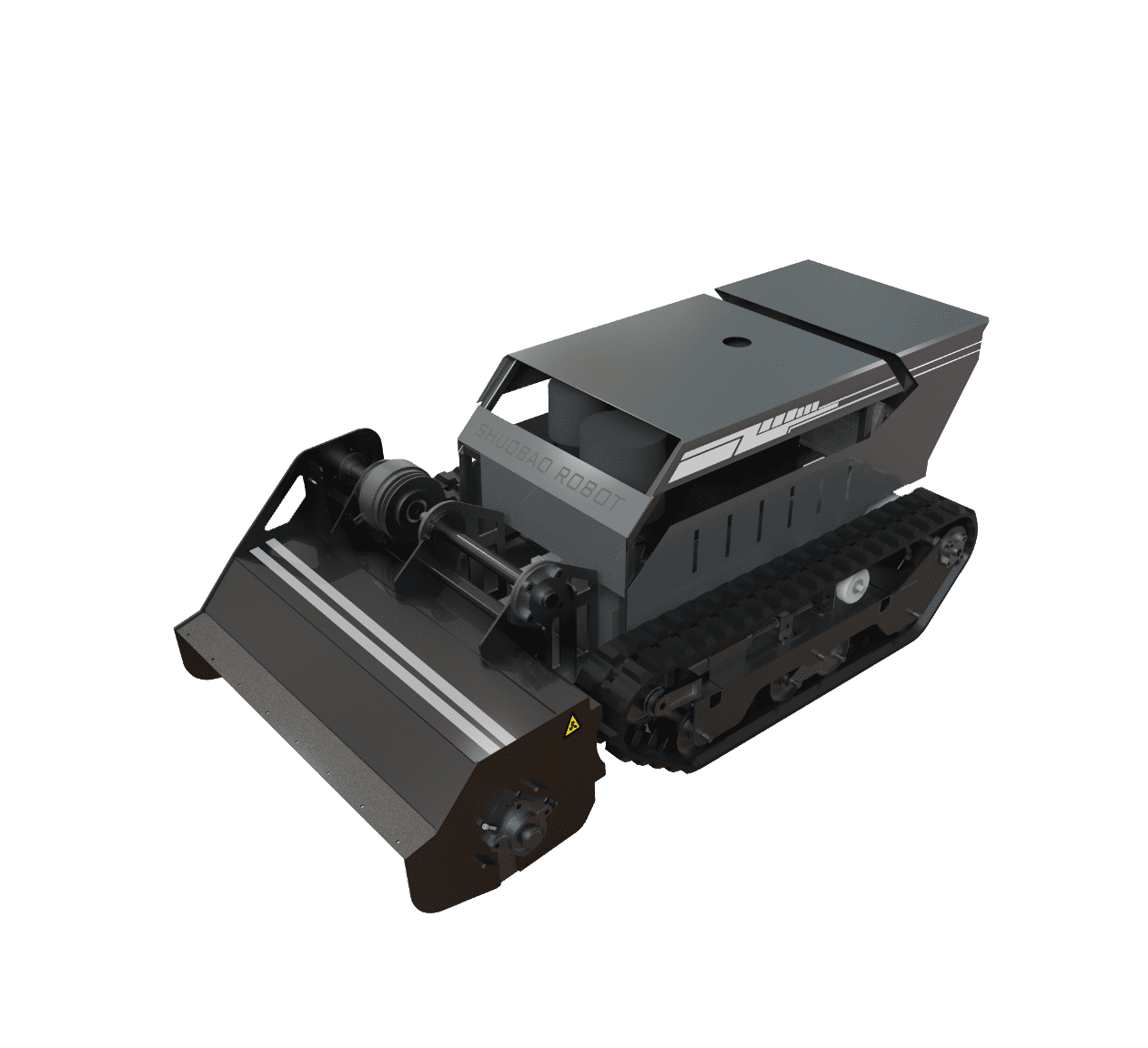 M20 heavy duty land clearing machine working on extreme terrain