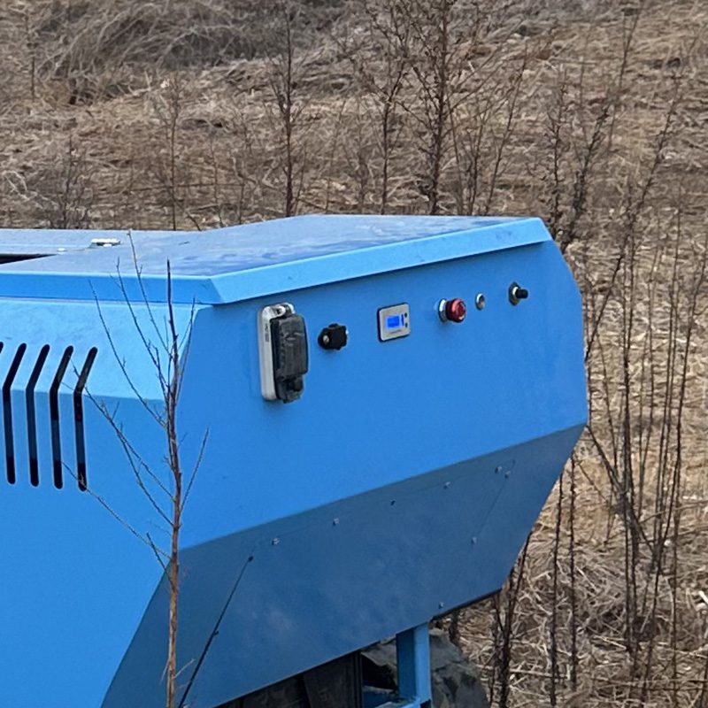 land clearing machine control system